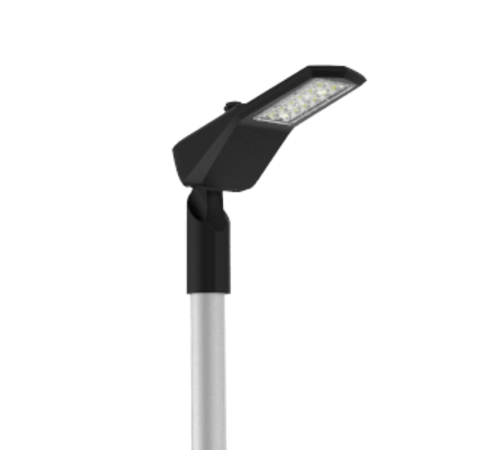 Светильник светодиодный консольный уличный Levante Crosswalk 50Вт d отв. 48мм 5000K RAL9005 черн муар DALI ZHAGA  V1-S1-90648-40Y25-6605050  VARTON