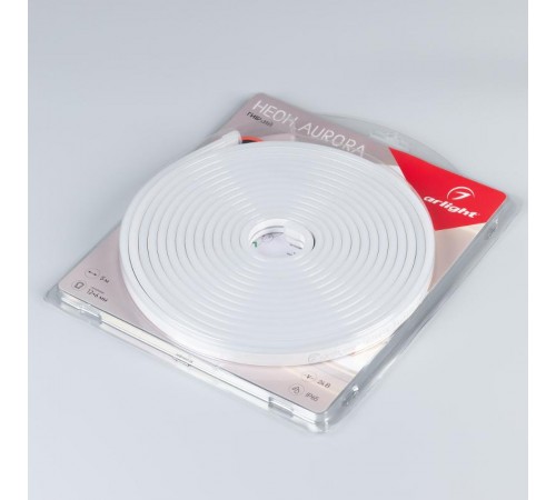 Светодиодная лента герметичная AURORA-PS-A120-12x6mm 24V Day4000 (10 W/m, IP65, 2835, 5m) (Arlight, Силикон)  036674  Arlight