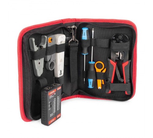 Набор для работ с сетевым кабелем LAN-8 серия ПРОФИ  90348  КВТ