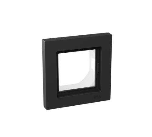 1 - местная рамка, IP44, чёрная, пластик Эпика EKF  UP1-FPB-01-44  EKF