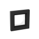 1 - местная рамка, IP44, чёрная, пластик Эпика EKF  UP1-FPB-01-44  EKF
