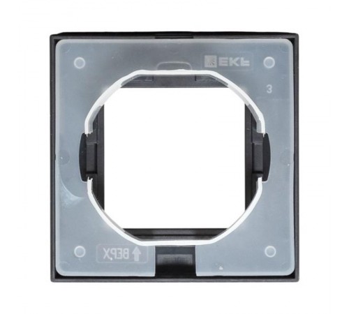 1 - местная рамка, IP44, чёрная, пластик Эпика EKF  UP1-FPB-01-44  EKF