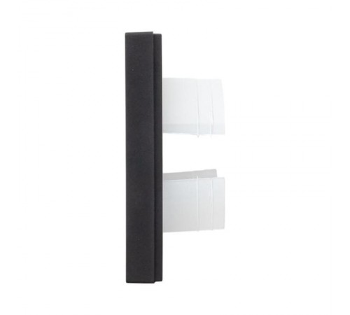 1 - местная рамка, IP44, чёрная, пластик Эпика EKF  UP1-FPB-01-44  EKF