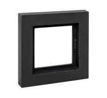 1 - местная рамка, IP44, чёрная, пластик Эпика EKF  UP1-FPB-01-44  EKF