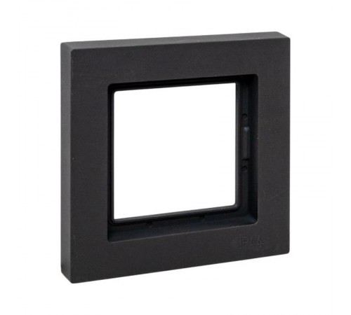 1 - местная рамка, IP44, чёрная, пластик Эпика EKF  UP1-FPB-01-44  EKF