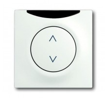 ИК-приёмник с маркировкой I/O для 6401 U-10x, 6402 U, серия impuls, цвет альпийский белый бархат  6020-0-1408   2CKA006020A1408  ABB