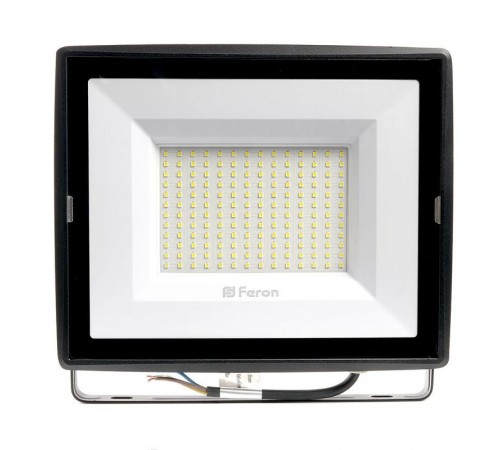 Прожектор светодиодный 2835 SMD 150W 4000K IP65  AC230V/50Hz, черный, LL-923  48109  FERON