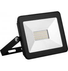 Прожектор светодиодный SFL90-30 2835SMD 30W 4000K AC220V/50Hz IP65, черный в компактном корпусе, 150*27*110 мм  55076  SAFFIT