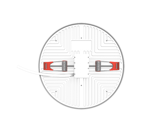 Светильник встраиваемый downlight Elementary Adjuastable Frameless FL круг 22W, 2200lm, 4000K, 167mm, монтаж 55-135, 1/40  9034460224  Gauss