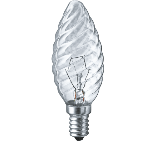 Лампа накаливания ЛОН 60Вт Е14 230В NI-TC-60-230-E14-CL  94333  Navigator