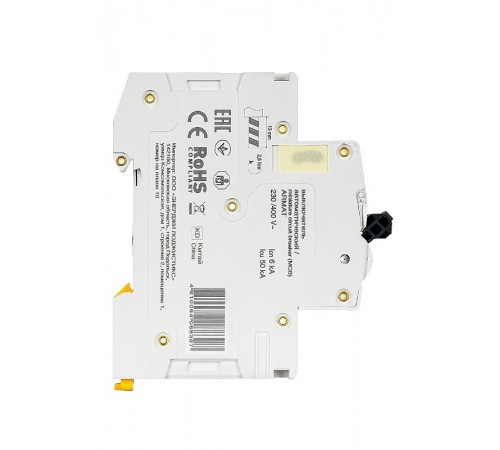 Выключатель автоматический трехполюсный M06N 3P B 3А 6кА ARMAT  AR-M06N-3-B003  IEK