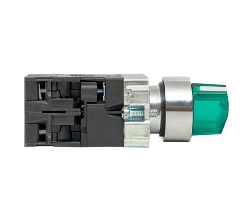 Переключатель BD21 2P c зеленой подстветкой 24В NO PROxima  xb2-bk21-g-24  EKF