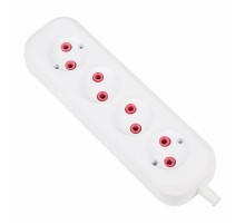 Колодка 4 гнезда без заземления "Эконом"  11-8714  PROconnect