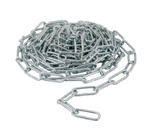 Цепь длиннозвенная (DIN763) 3 мм упак. 3м- накл. ( 0,46 кг)  127858  Tech-KREP