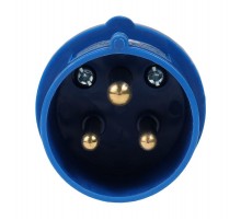 Вилка 013-16А-6h-220AC-2P+PE-IP44  222735  КЭАЗ