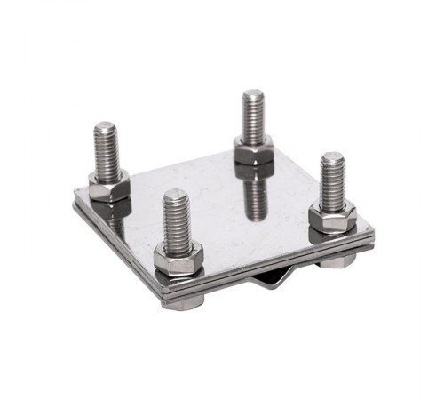 Зажим полоса 40 - прут 10 (3 пластины 70x70мм) Ni EKF PROxima   lp-3101-ni   EKF