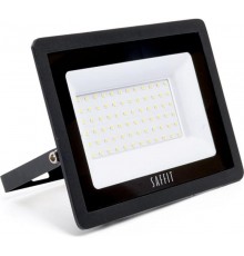 Прожектор светодиодный 70W 6400K AC220V/50Hz IP65, черный в компактном корпусе, SFL90-70  55176  SAFFIT