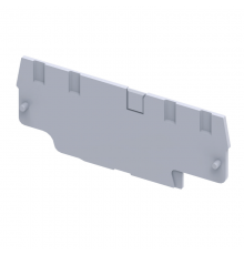 Крышка концевая для клеммы проходной OptiClip EPCX2,5/4-QUATTRO-серый  289757  КЭАЗ