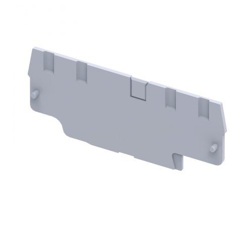 Крышка концевая для клеммы проходной OptiClip EPCX2,5/4-QUATTRO-серый  289757  КЭАЗ
