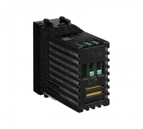 Диммер поворотный "Черный квадрат", "Avanti", 16A, 1 мод.  4402131  DKC