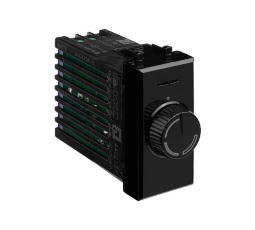 Диммер поворотный "Черный квадрат", "Avanti", 16A, 1 мод.  4402131  DKC