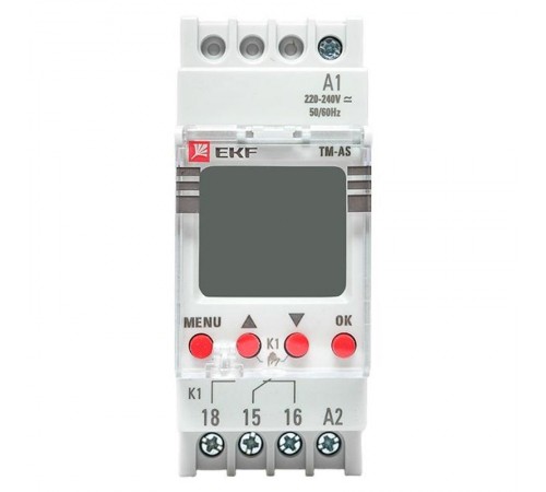 Таймер электронный астрономический одноканальный TM-AS  tm-as-1  EKF