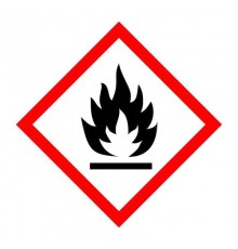 Знак "Горючее вещество" 250х250 мм, пленка самоклеящаяся ГОСТ 19433-88  an-6-02  EKF