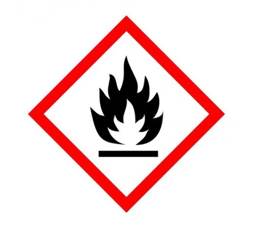 Знак "Горючее вещество" 250х250 мм, пленка самоклеящаяся ГОСТ 19433-88  an-6-02  EKF