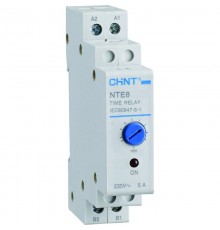Реле времени NTE8-120A (задержка времени выключения) 12-120с, 1НО, DC24В  257899  CHINT