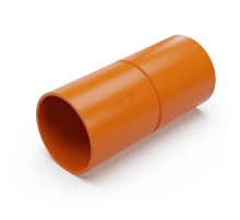Патрубок-муфта оранжевая d50 мм (12шт/144шт уп/кор)  PR13.1258  Промрукав