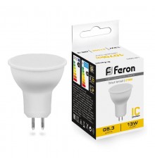 Лампа светодиодная, (13W) 230V G5.3 2700K MR16, LB-960  38188  FERON