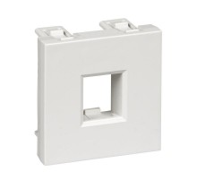 Altira Белый Плата лицевая W45 2 модуля 1xKeystone RAL9003  RIN-144-B  SE