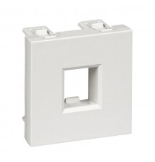 Altira Белый Плата лицевая W45 2 модуля 1xKeystone RAL9003  RIN-144-B  SE