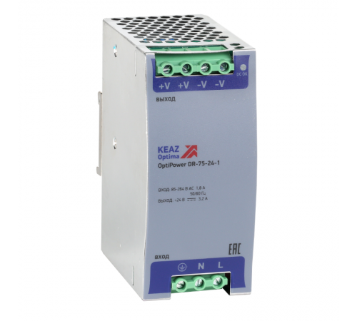 Блок питания OptiPower DR-75-24-1 284547  КЭАЗ