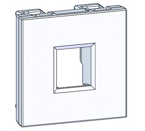 Altira Белый Плата лицевая W45 2 модуля 1xKeystone RAL9003  RIN-144-B  SE