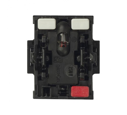 Simon 75 Механизм Выключатель 1-кл проходной с подсветкой, S82, S82N, S88, S82 Detail  75204-39  Simon