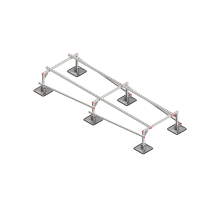 Опорная конструкция для установки оборудования TECHNORAPTOR STEELFOOT 1000х3000  KM-TR-STF-SSEI-1000-3000  КМ - профиль