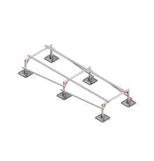 Опорная конструкция для установки оборудования TECHNORAPTOR STEELFOOT 1000х3000  KM-TR-STF-SSEI-1000-3000  КМ - профиль