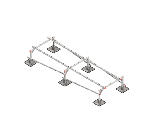 Опорная конструкция для установки оборудования TECHNORAPTOR STEELFOOT 1000х3000  KM-TR-STF-SSEI-1000-3000  КМ - профиль