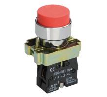 Кнопка управления LAY5-BL42 без подсветки красная 1р   BBT71-BL-K04  IEK