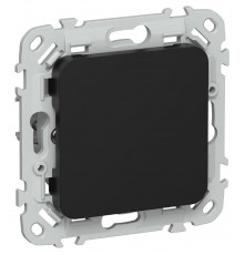 FLITE Заглушка с суппортом ЗГ-ФлЧ черный  FI-PL10-K02  IEK