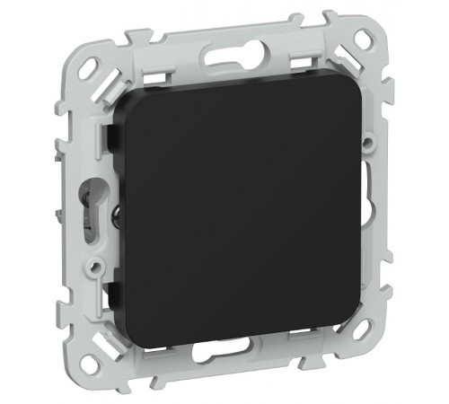 FLITE Заглушка с суппортом ЗГ-ФлЧ черный  FI-PL10-K02  IEK