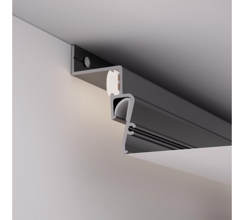 Профиль STRETCH-SHADOW-2000 BLACK (A2-CONTOUR-PRO) (Arlight, Алюминий)  039510  Arlight