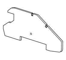 Изолятор FED5.L.A V0 Торц. для D2,5/5#  1SNA291559R0400  TE
