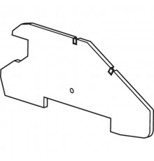 Изолятор FED5.L.A V0 Торц. для D2,5/5#  1SNA291559R0400  TE