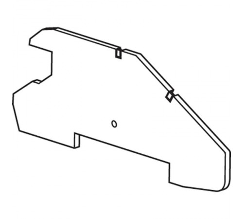 Изолятор FED5.L.A V0 Торц. для D2,5/5#  1SNA291559R0400  TE
