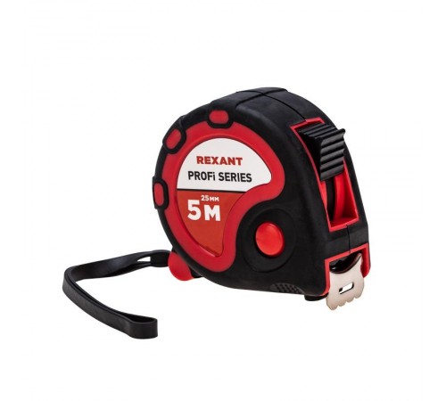 Рулетка Профи прорезиненный корпус 5 м х 25 мм  12-9006  REXANT