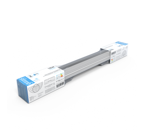 Светильник светодиодный промышленный линейный ССП-176 EVO IP65 600*76*66 18W 1980lm 6500K мат соед.в линию 1/12  864424318  Gauss