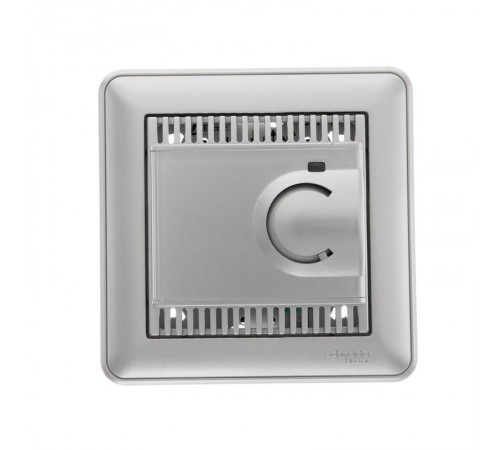 W59 Матовый хром Регулятор теплого пола с датчиком +5 до +50°C, 10А (в сборе)  TES-151-58  SE