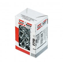 Саморезы универсальные 16х3,0 мм (500 шт) оцинкованные - коробка с окном ( 0,302 кг)  102161  Tech-KREP